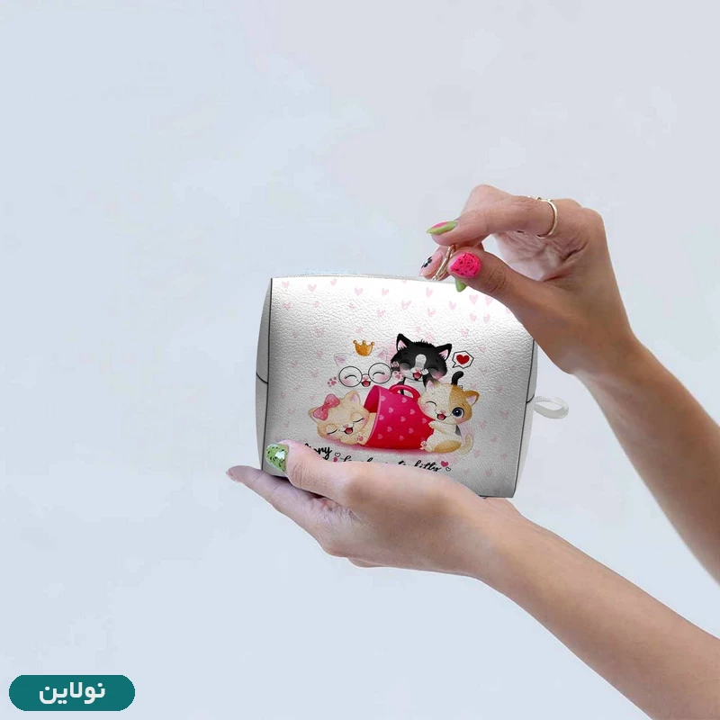 قیمت و خرید کیف نوار بهداشتی فیوری مستر راد طرح گربه های بازیگوش کد 2344 | نولاین