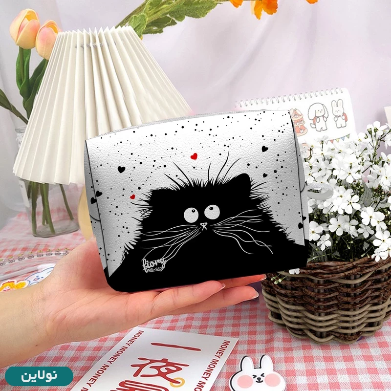 قیمت و خرید کیف نوار بهداشتی فیوری مستر راد طرح گربه پشمالو کد 2373 | نولاین