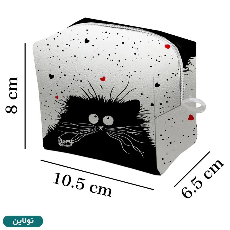 قیمت و خرید کیف نوار بهداشتی فیوری مستر راد طرح گربه پشمالو کد 2373 | نولاین