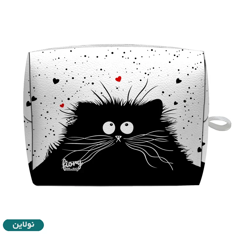 قیمت و خرید کیف نوار بهداشتی فیوری مستر راد طرح گربه پشمالو کد 2373 | نولاین