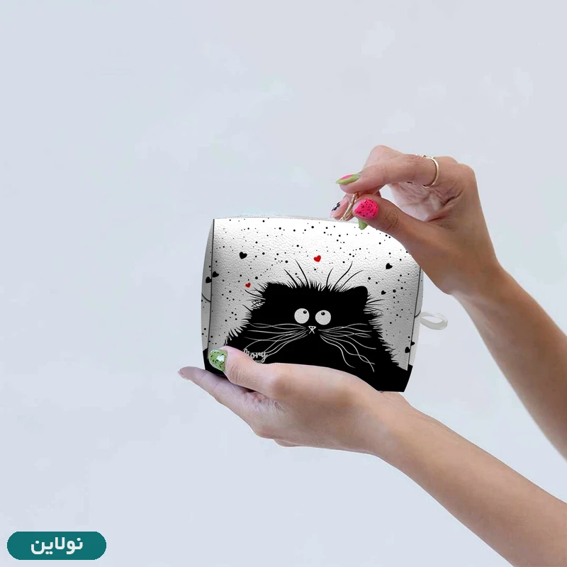 قیمت و خرید کیف نوار بهداشتی فیوری مستر راد طرح گربه پشمالو کد 2373 | نولاین