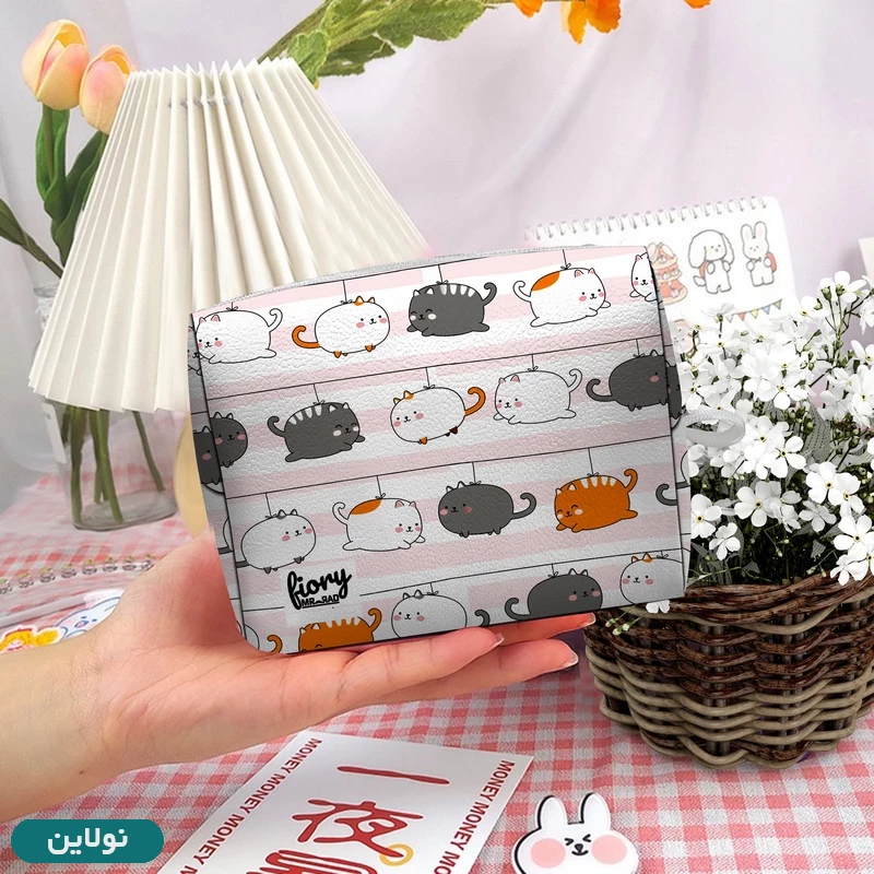 قیمت و خرید کیف نوار بهداشتی فیوری مستر راد طرح گربه های آویزان کد 2355 | نولاین