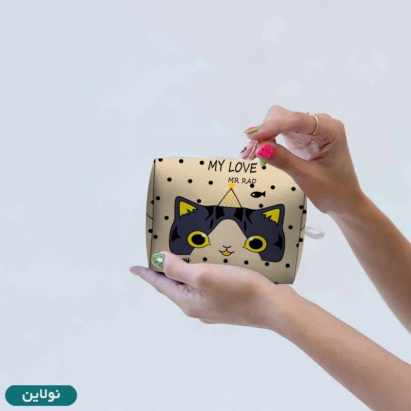 قیمت و خرید کیف نوار بهداشتی فیوری مستر راد طرح گربه کد 2365 | نولاین