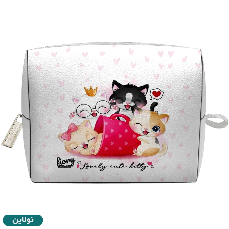 قیمت و خرید کیف نوار بهداشتی فیوری مستر راد طرح گربه های بازیگوش کد 2344 | نولاین