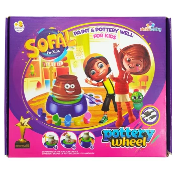 اسباب بازی مدل چرخ سفالگری hello baby | نولاین