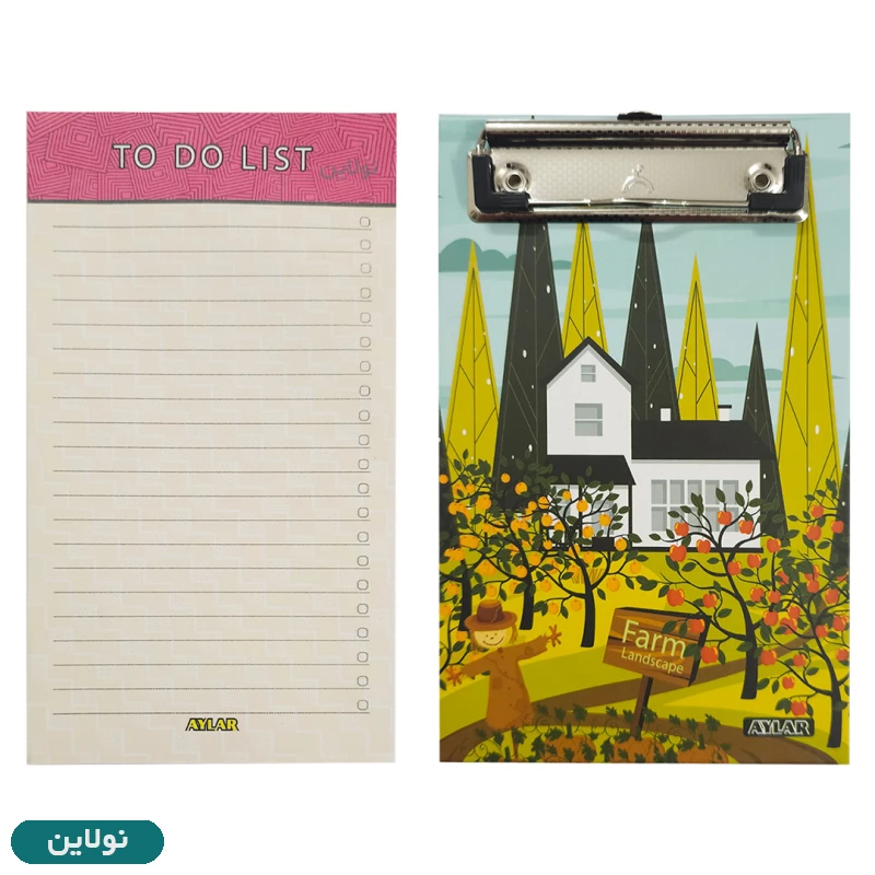 قیمت و خرید تخته شاسی A5 یدک دار تودولیست آیلار کد 999 طرح 4 | نولاین