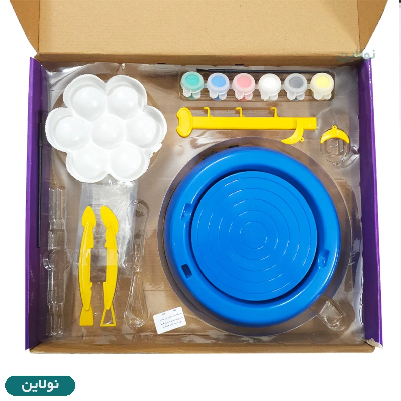 قیمت و خرید اسباب بازی مدل چرخ سفالگری hello baby | نولاین