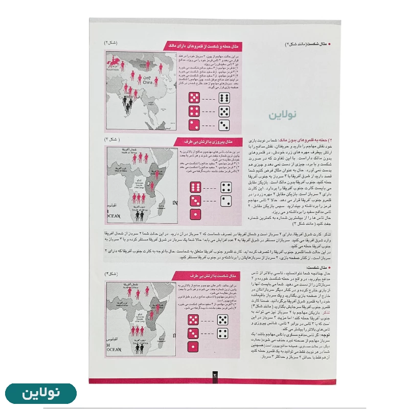 قیمت و خرید بازی فکری ریسک risk فکرآوران | نولاین
