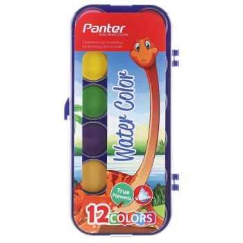 آبرنگ 12 رنگ پنتر همراه قلمو کد wc 102 | نولاین