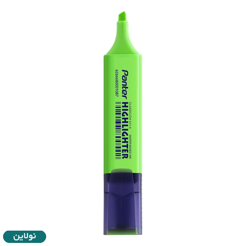 قیمت و خرید ماژیک هایلایتر مدل علامت زن پنتر بسته 6 عددی سری فلورسنت کد CH-511 | نولاین