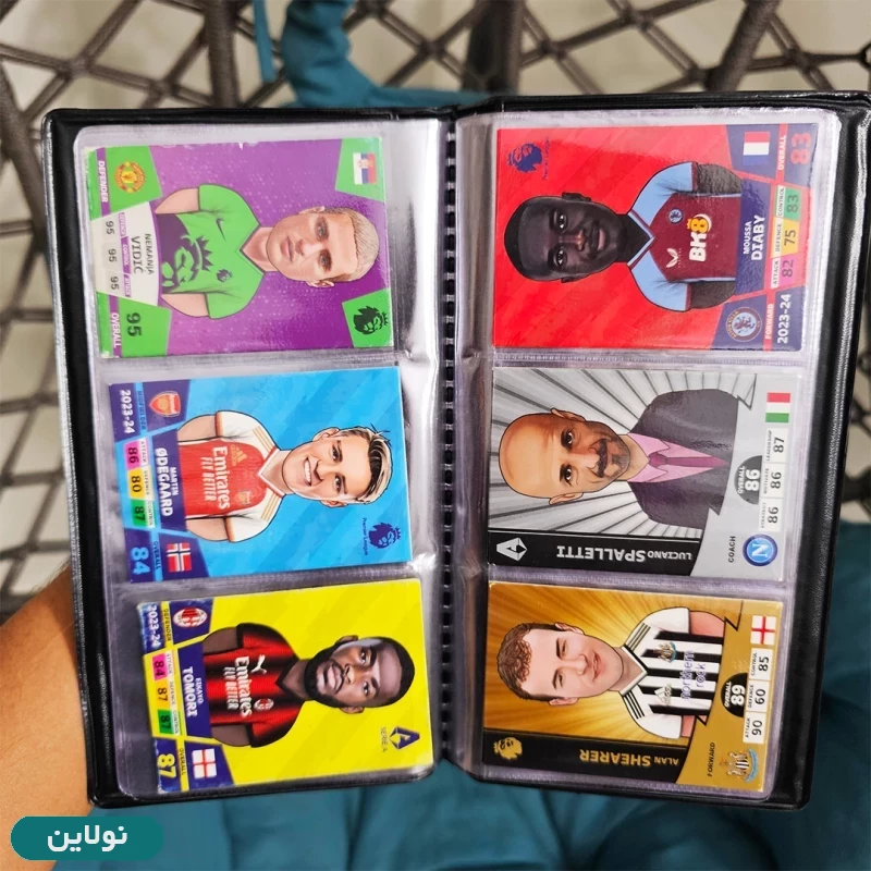قیمت و خرید آلبوم کارت بازی کیمدی سری 2025 ظرفیت 132 عددی بسته 10 عددی | نولاین