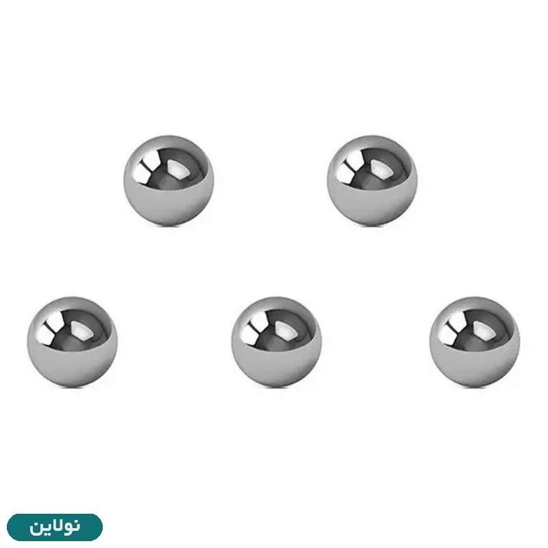 قیمت و خرید گوی فلزی گل یا پوچ بسته 5 عددی | نولاین