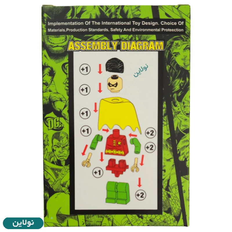 قیمت و خرید لگو آدمک رابین robin بی تی کد BT 9016 | نولاین