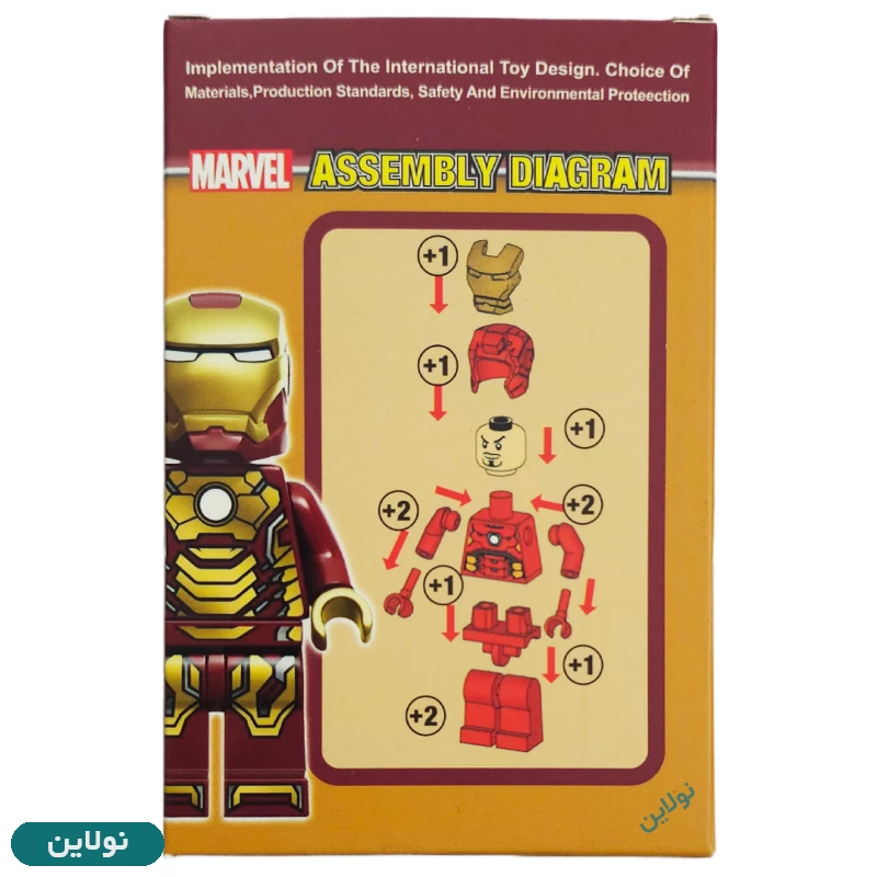 قیمت و خرید لگو آدمک مرد آهنی iron man بی تی کد BT 9011 | نولاین