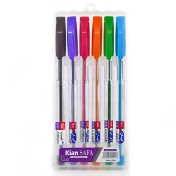 خودکار کیان بسته 6 عددی قابدار ضخامت 0.7 میلی متری | نولاین