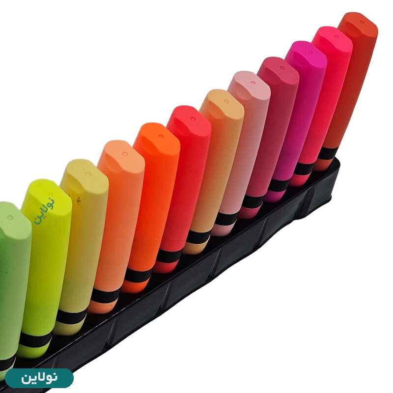 قیمت و خرید ماژیک علامت زن مدل هایلایتر لومو lumo سی کلاس بسته 24 عددی کد HLV-24 | نولاین