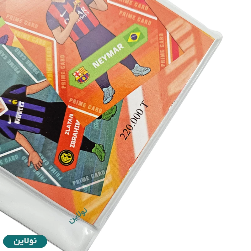 قیمت و خرید آلبوم کارت بازی کیمدی سری 2025 طرح کالکشن رونالدو ظرفیت 132 عددی | نولاین