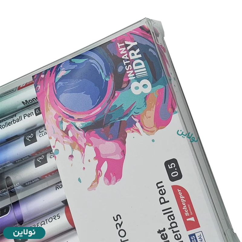 قیمت و خرید روان نویس مونه monet سی کلاس ضخامت 0.5 میلی متری بسته 8 عددی | نولاین