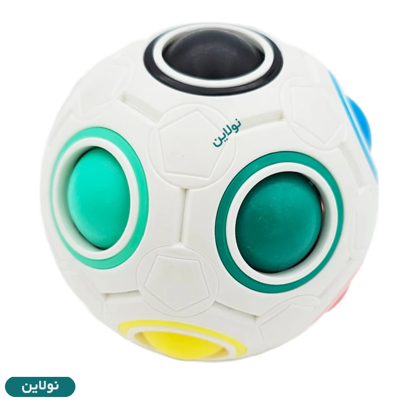 قیمت و خرید روبیک توپی جادویی مدل رنگین کمان مویو میلانگ | نولاین