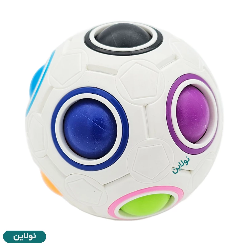 قیمت و خرید روبیک توپی جادویی مدل رنگین کمان مویو میلانگ | نولاین