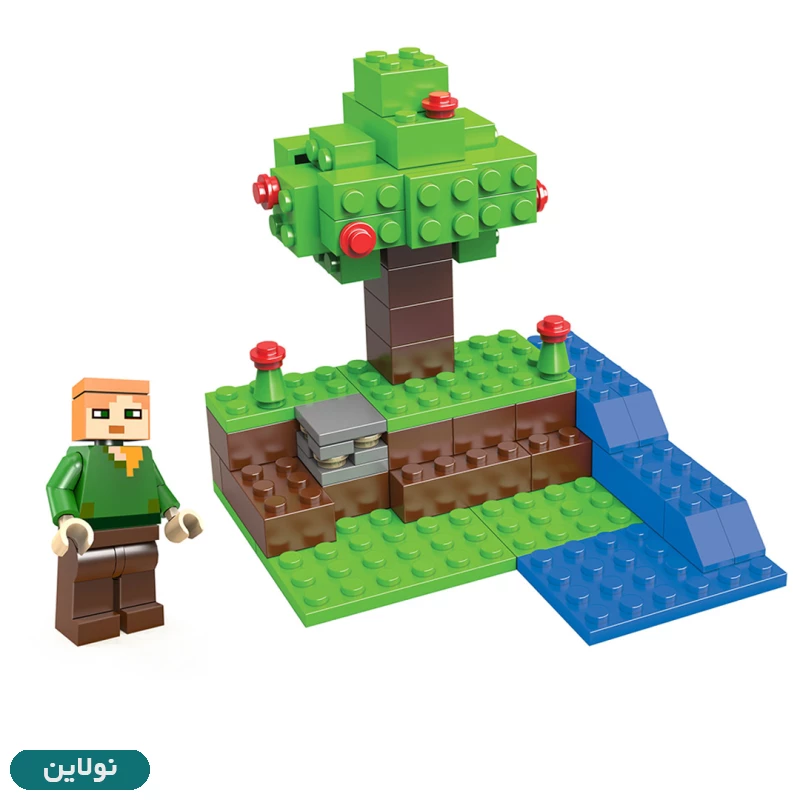 قیمت و خرید لگو ماینکرافت طرح درخت میوه بی تی + فیگور ماینکرافت کد BT 733 | نولاین