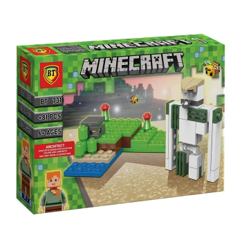 لگو ماینکرافت طرح غول بی تی + فیگور ماینکرافت کد BT 731 | نولاین