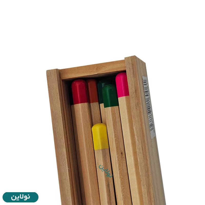 قیمت و خرید مداد رنگی 12 رنگ جعبه چوبی کلاسی classy به همراه تراش | نولاین