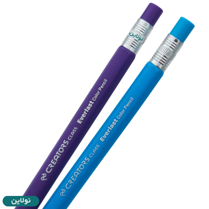 قیمت و خرید مداد رنگی اتودی 12 رنگ سی کلاس مدل everlast به همراه تراش مکانیزه کد cp26-12 | نولاین