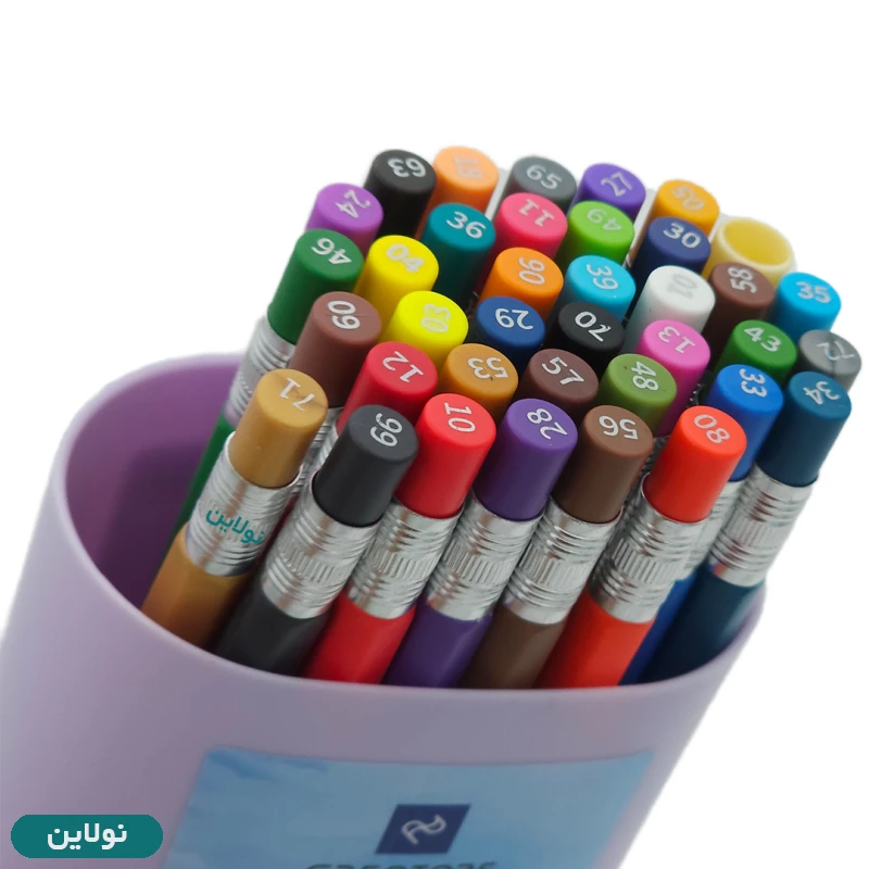 قیمت و خرید مداد رنگی اتودی 36 رنگ سی کلاس مدل everlast به همراه تراش مکانیزه کد cp26-36 | نولاین