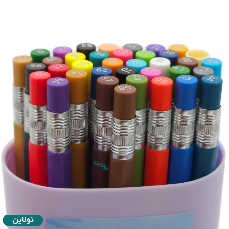 قیمت و خرید مداد رنگی اتودی 36 رنگ سی کلاس مدل everlast به همراه تراش مکانیزه کد cp26-36 | نولاین