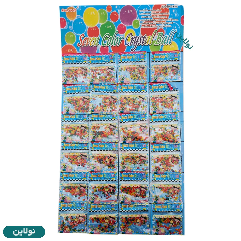 قیمت و خرید خاک ژله ای رنگی بسته 24 عددی | نولاین