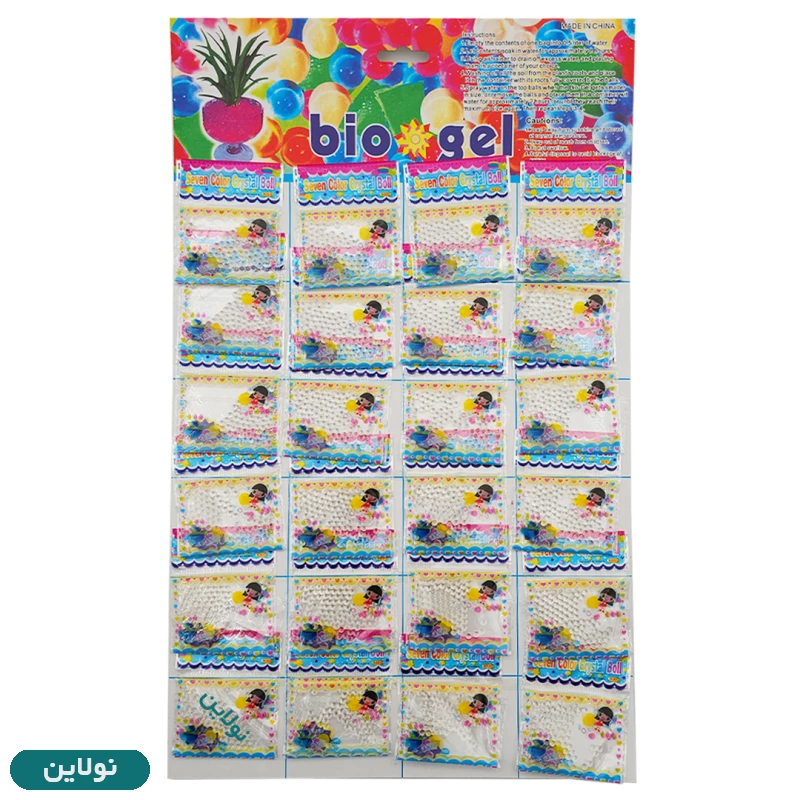 قیمت و خرید خاک ژله ای بی رنگ بسته 24 عددی | نولاین