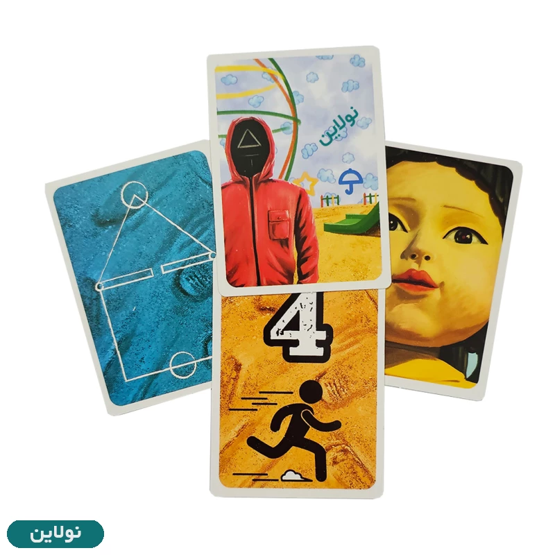 قیمت و خرید بازی فکری اسکویید گیم squid game چهارپایه | نولاین