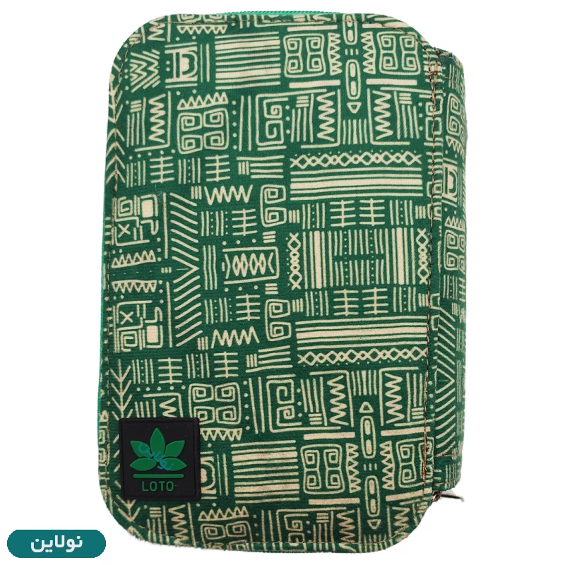 قیمت و خرید کیف مداد رنگی 72 رنگ چهار زیپ لت loto طرح خطوط سری B کد KPB72 | نولاین