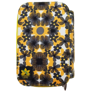 کیف مداد رنگی 72 رنگ چهار زیپ لت loto طرح 3 سری B کد KPB72 | نولاین