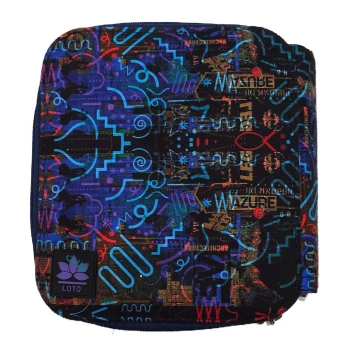 کیف مداد رنگی 120 رنگ چهار زیپ لت loto طرح آشوب سری B کد KPB120 | نولاین