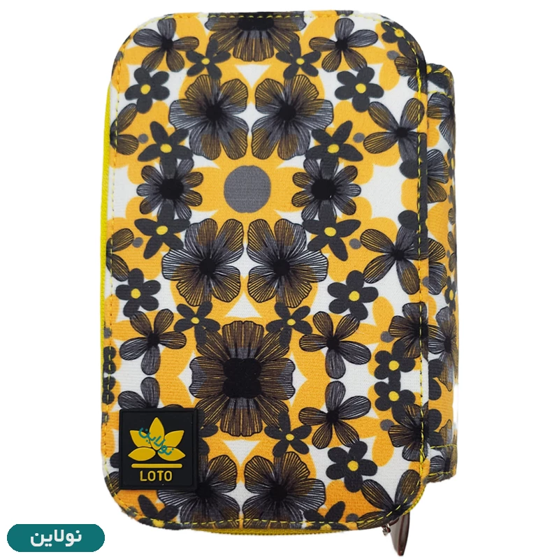 قیمت و خرید کیف مداد رنگی 72 رنگ چهار زیپ لت loto طرح 3 سری B کد KPB72 | نولاین