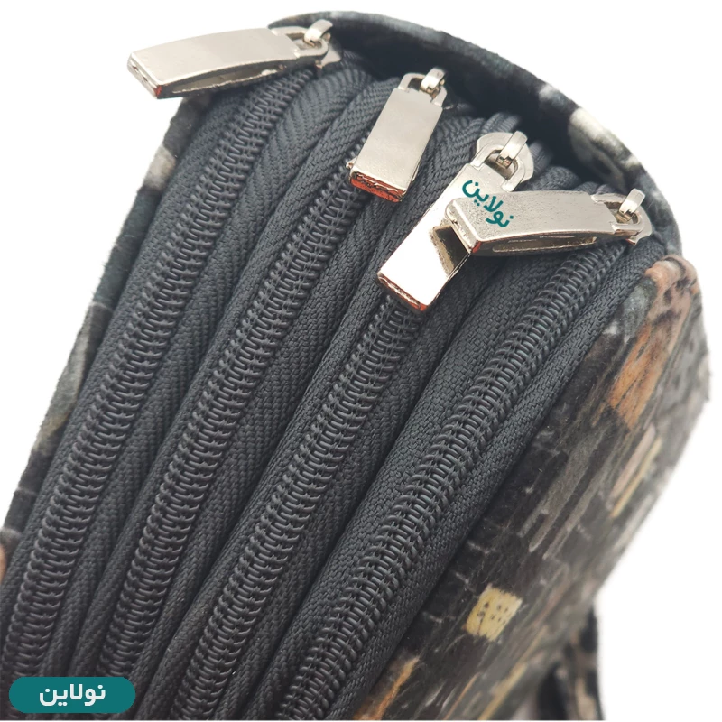 قیمت و خرید کیف مداد رنگی 72 رنگ چهار زیپ لت loto طرح حروف انگلیسی سری B کد KPB72 | نولاین