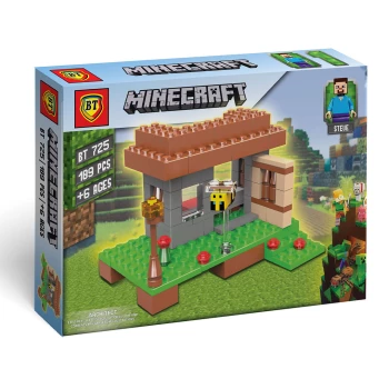 لگو ماینکرافت سری متوسط طرح 1 بی تی به همراه فیگور ماینکرافت کد BT 725 | نولاین