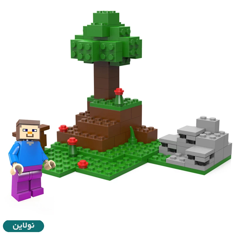 قیمت و خرید لگو ماینکرافت سری متوسط طرح 3 بی تی به همراه فیگور ماینکرافت کد BT 727 | نولاین