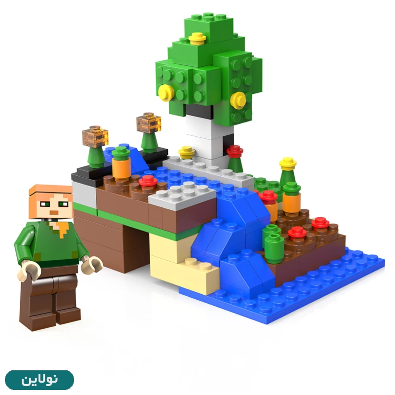 قیمت و خرید لگو ماینکرافت سری متوسط طرح 2 بی تی به همراه فیگور ماینکرافت کد BT 726 | نولاین