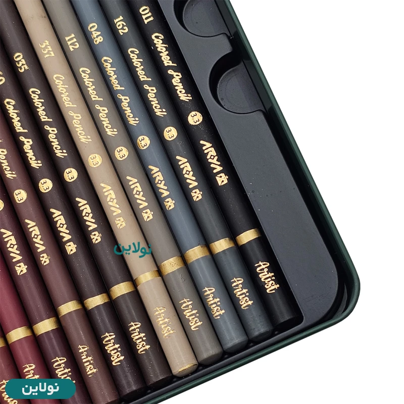 قیمت و خرید مداد رنگی ۷۲ رنگ جعبه فلزی آرتیست آریا arya artist کد ۳۹۰۵ | نولاین