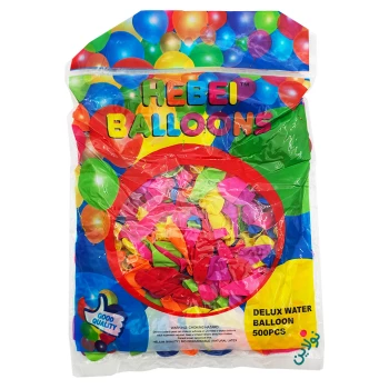 بادکنک آبی مدل لامپی بسته 500 عددی مدل hebei | نولاین