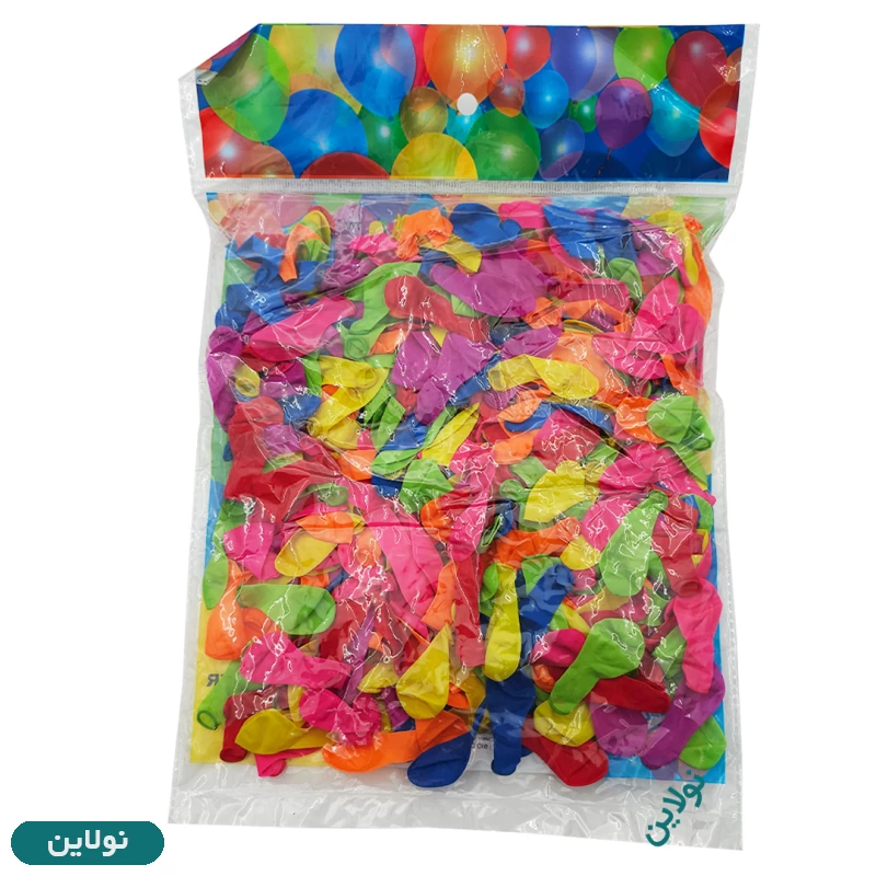 قیمت و خرید بادکنک آبی مدل لامپی بسته 500 عددی مدل hebei | نولاین