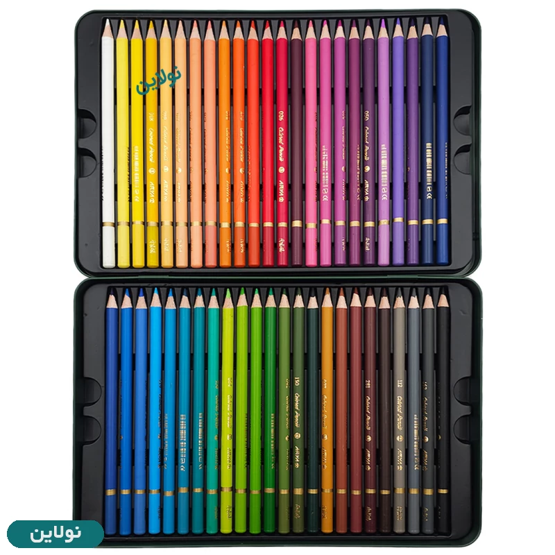 قیمت و خرید مداد رنگی 48 رنگ جعبه فلزی آرتیست آریا arya artist کد 3904 | نولاین