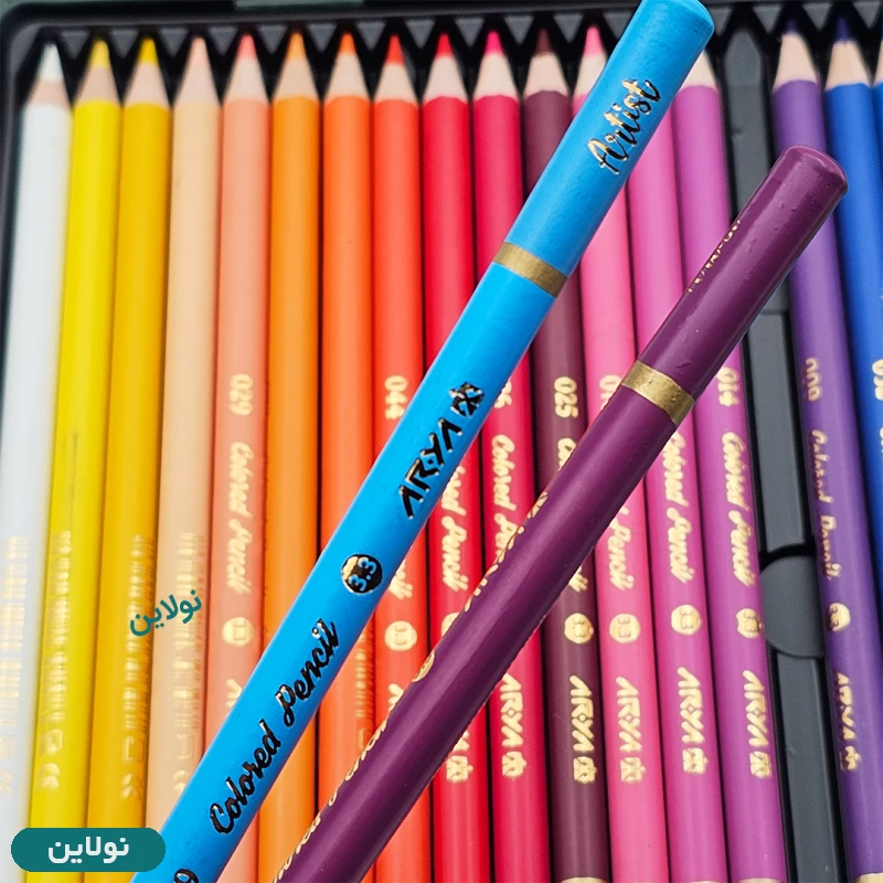 قیمت و خرید مداد رنگی 36 رنگ جعبه فلزی آرتیست آریا arya artist کد 3903 | نولاین
