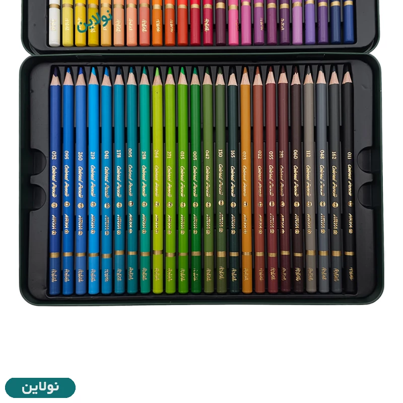 قیمت و خرید مداد رنگی 48 رنگ جعبه فلزی آرتیست آریا arya artist کد 3904 | نولاین