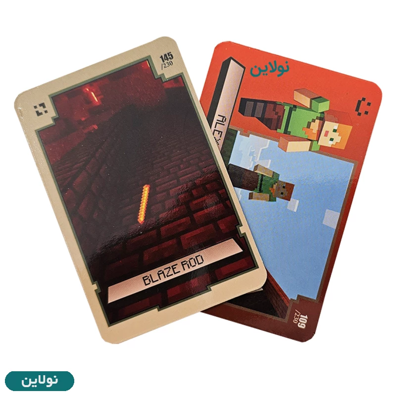قیمت و خرید کارت بازی مونگا سری ماینکرافت بسته 6 عددی | نولاین