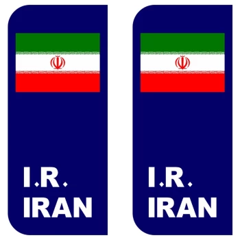 برچسب پلاک خودرو طرح پرچم ایران مدل 1221 مستر راد بسته 2 عددی کد 11299108 | نولاین
