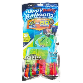 بادکنک آبی مدل بالن بلانزا مدل happy baby بسته 111 عددی | نولاین